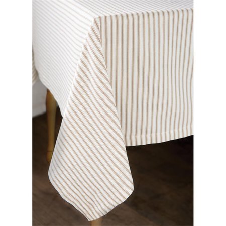 HERITAGE LACE 60 x 84 in. Ticking Rectangle Tablecloth TK-6084T